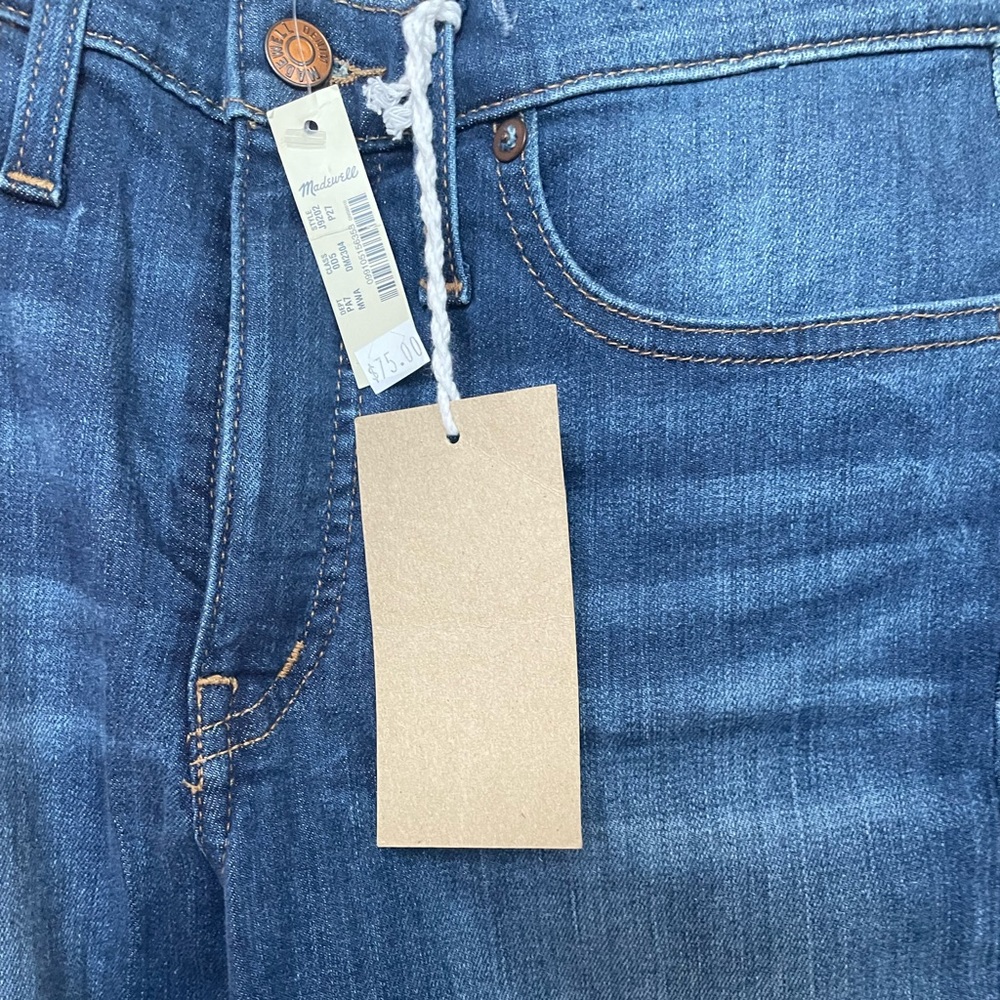 NWT Madewell Petite Cali Demi-Boot Jeans in Marco Wash